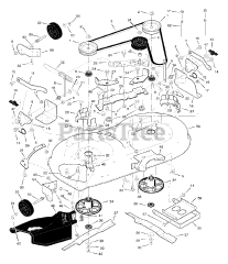 Briggs & Stratton 425600x48A - Briggs & Stratton 42" Lawn Tractor (2005) (Mills) Mower Housing