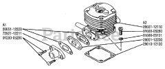Shindaiwa GP 45 - Shindaiwa Water Pump Cylinder