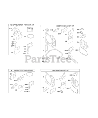 Briggs & Stratton 111602-0175-E1 - Briggs & Stratton Vertical Engine Kits/Gasket Sets