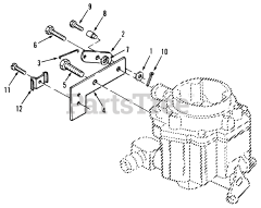 Toro R1-24OE02 (724-Z) - Toro Garden Tractor (SN: 010000001 - 019999999) (1991) Choke Linkage