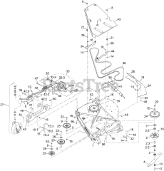 Exmark LZS86TDYM12RW0 - Exmark 144" Lazer Z Diesel Zero-Turn Mower, Yanmar 3TNV86CT (SN: 411294212 - 413950473) (Rev A) (2022)