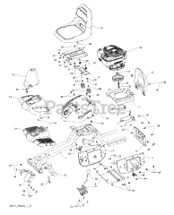 Weed Eater WE 261 (960280001-02) - Weed Eater Lawn Tractor (2011-11)
