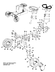 Allis-Chalmers 608 (1690066) - Allis-Chalmers Lawn Tractor, 8hp