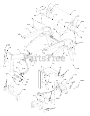 Cub Cadet 610 (590-610-100) - Cub Cadet Loader att Front Loader