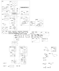 Briggs & Stratton 406777-0118-B1 - Briggs & Stratton Vertical Engine Carburetor, Fuel Supply