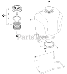 Shindaiwa SP 40 BPS - Shindaiwa Manual Sprayer, Backpack (SN: MSP10001001 - MSP10999999)