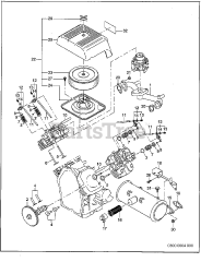 Subaru Robin RGV12K36030 - Subaru Robin Generator 300 Intake &amp; Exhaust