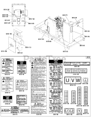 Briggs & Stratton 076151-04 - Briggs & Stratton 48kW Liquid Cooled Home Standby Generator Decals Group (80014807_80016229)