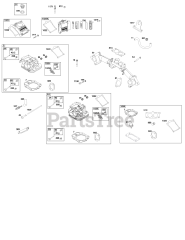Briggs & Stratton 61H275-0006-E1 - Briggs & Stratton Horizontal Engine Cylinder Head Group
