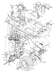 Briggs & Stratton 30576x10B - Briggs & Stratton 30" Rear-Engine Riding Mower (1997)