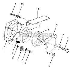 Cub Cadet 1541 (141-651-100) - Cub Cadet Garden Tractor (SN: 800000 - 816508) PTO Clutch