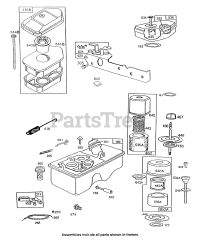Briggs & Stratton 92902-3222-01 - Briggs & Stratton Vertical Engine Air Cleaners, Fuel Tank
