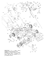 Yard-Man 12AE465F701 - Yard-Man Walk-Behind Mower (2004)
