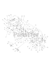 Cub Cadet M60-KW (53BH5D8X750) - Cub Cadet 60" Tank Zero-Turn Mower, 25hp Kawasaki Control Assembly