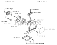 Husqvarna 326 EX - Husqvarna Handheld Edger, E-TECH 2 (2002-02) Starter