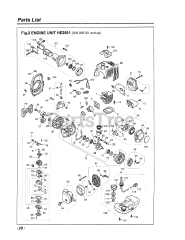 RedMax HE 2601 - RedMax Edger (SN: 900101 & Above) (1999-11) 020 - ENGINE UNIT