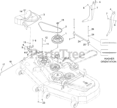 Exmark 116-3001 - Exmark Ultra Vac Bagger for Pioneer Mower (SN: 406294345 - 408644345) (Rev A) (2020)