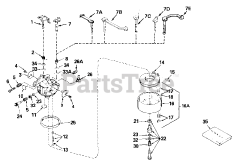 Tecumseh CA-631578 - Tecumseh Carburetor