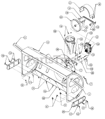 Cub Cadet 551 (190-551-100) - Cub Cadet 45" Snow Thrower Attachment Blower Housing
