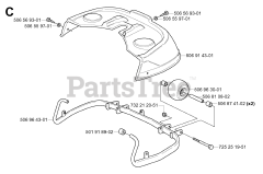 Husqvarna R 13 (953950401) - Husqvarna Swedish Riding Mower (2004-01) PROTECTION FRAME