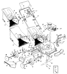 Yard Machines 11A-433H136 - Yard Machines Walk-Behind Mower (1998) (Homebase)
