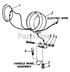 MTD 390-255-000 - MTD Snow Thrower Head Light Kit (1991)
