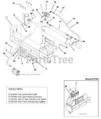 Ariens 917001 - Ariens 27-Ton Log Splitter, 170cc Subaru (SN: 007000 - 010999) Beam And Hydraulic Cylinder
