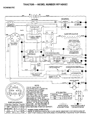 Winston Pro WP 14542 C - Winston Pro Lawn Tractor (1997) SCHEMATIC