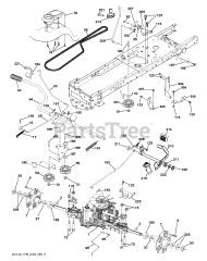 RedMax YT 2348 F (960430237-00) - RedMax 48" Yard Tractor, 23hp (2017-09) DRIVE