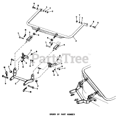 Simplicity 990669 - Simplicity 48" Mower Deck BAIL ASSEMBLY