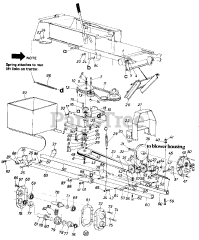 White Outdoor 190-830-000 - White Outdoor 45" Snow Thrower Attachment (1987)
