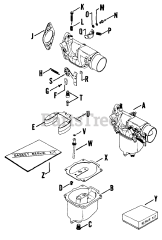 Kohler K662-33503 - Kohler K-Series Engine, Made for Miller Electric, 24hp, 17kW Carburetor - Pg. 5.11 0225003581
