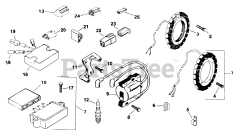 Kohler M18-24558 - Kohler Magnum Engine, Made for Aetco, 18hp, 13.4kW Ignition (TP-2233-C)