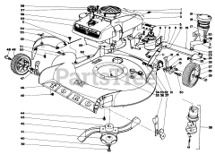 Toro 19251 - Toro Whirlwind Walk-Behind Mower (SN: 009000001 - 009999999) (1969)