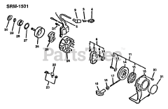Echo SRM-1501 - Echo String Trimmer (SN: 0039001 - 0083386)