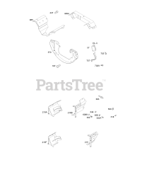 Briggs & Stratton 295447-0141-E1 - Briggs & Stratton Horizontal Engine Air Guides, Back Plate