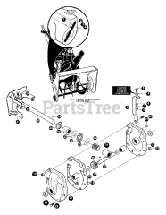 Echo ST-1033 E - Echo Snow Thrower Impeller Assembly, Auger Shaft, Gear Case