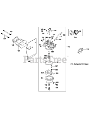 Troy-Bilt 2P70MU - Troy-Bilt Engine 2P70MU Carburetor