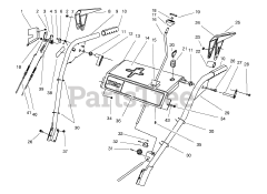Toro 38590 (1232) - Toro 32" Power Shift Snow Thrower (SN: 079000001 - 079999999) (1997)