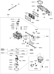 Toro 23208 G (STX-26) - Toro Stump Grinder (SN: 316000001 - 316999999) (2016) Carburetor Assembly