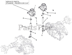 Gravely 991121 (Pro-Turn 160) - Gravely Pro-Turn 60" Zero-Turn Mower (SN: 050000 & Above) Expansion Tanks
