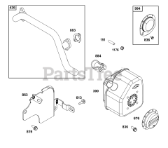 Briggs & Stratton 305446-0639-F1 - Briggs & Stratton Horizontal Engine