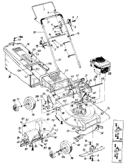 Turf King 112-435R084 - Turf King Walk-Behind Mower (1992) (Fred Meyers) Parts