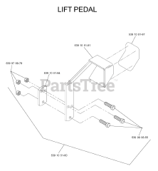 Husqvarna iZ 4817 T (968999255) - Husqvarna 48" Zero-Turn Mower (2005-08) PEDALS