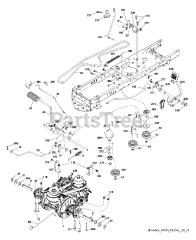 Poulan Pro PB 20A46YT (960480076-00) - Poulan Pro Lawn Tractor (2013-11)