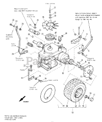 AGCO 1816 H (1691511) - AGCO 48" Garden Tractor, 16hp Transaxle Group