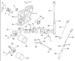 Kohler CH14-1804 - Kohler Command PRO Single Engine, Basic Version, 14hp Oil Pan/Lubrication 3-27-14