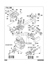 Subaru Robin EH300DS7330 (EH30) - Subaru Robin Engine 305 Intake &amp; Exhaust