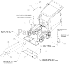 Bear Cat WV 190 S - Bear Cat Walk-Behind Vacuum, 190cc Briggs & Stratton (SN: A05913 - A09358) Vacuum Hose Kit
