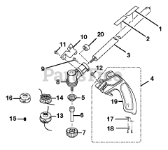 Ryobi RY 30002 - Ryobi String Trimmer, 30cc Lower Boom Assembly